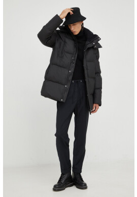 Rains Яке 15040 Boxy Puffer Parka в черно със зимна изолация - Pepit.bg
