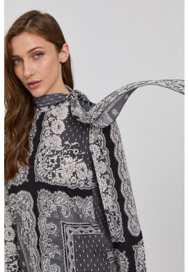 Red Valentino Блуза в черно с десен - Pepit.bg