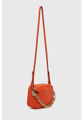 Red Valentino Кожена чанта в оранжево - Pepit.bg