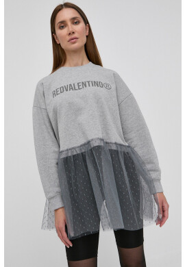 Red Valentino Памучен суичър - Pepit.bg