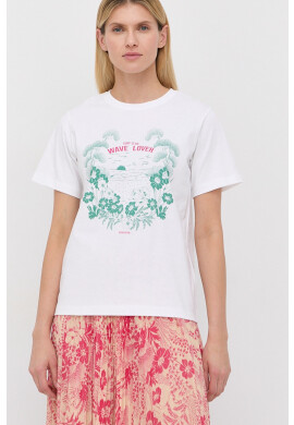 Red Valentino Памучна тениска - Pepit.bg