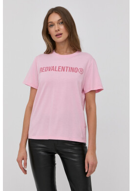 Red Valentino Памучна тениска - Pepit.bg