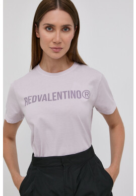 Red Valentino Памучна тениска - Pepit.bg