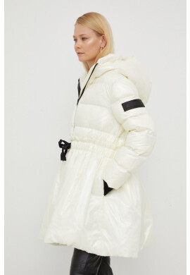 Red Valentino Пухено яке в бежово с преходна изолация - Pepit.bg