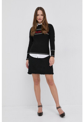 Red Valentino Пуловер с вълна дамски в бежово от топла материя - Pepit.bg