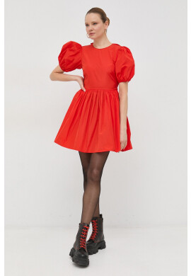 Red Valentino Рокля в оранжево къс модел разкроен модел - Pepit.bg