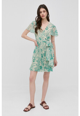 Red Valentino Рокля в черно среднодълъг модел разкроен модел - Pepit.bg