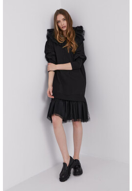 Red Valentino Рокля в розово среднодълъг модел с кройка по тялото - Pepit.bg