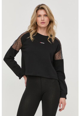 Red Valentino Суичър в черно с принт - Pepit.bg