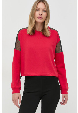 Red Valentino Суичър в червено с принт - Pepit.bg