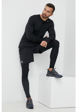 Reebok Блуза с дълги ръкави за трениране Tech в черно с изчистен дизайн - Pepit.bg