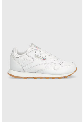 Reebok Classic Детски кожени маратонки CLASSIC LEATHER в бяло - Pepit.bg