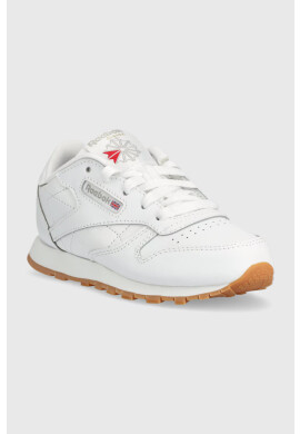 Reebok Classic Детски кожени маратонки CLASSIC LEATHER в бяло - Pepit.bg