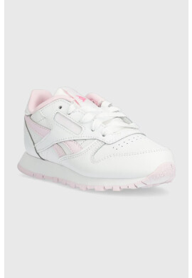 Reebok Classic Детски кожени маратонки CLASSIC LEATHER в бяло - Pepit.bg