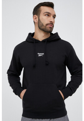 Reebok Classic Суичър в черно с качулка с изчистен дизайн - Pepit.bg