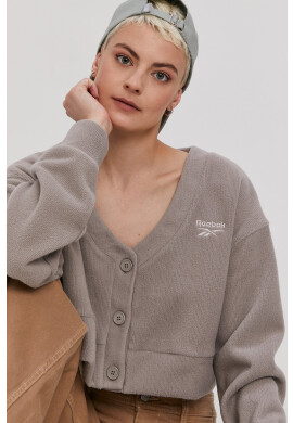 Reebok Classic Суичър GS1714 дамски в сиво с изчистен дизайн - Pepit.bg
