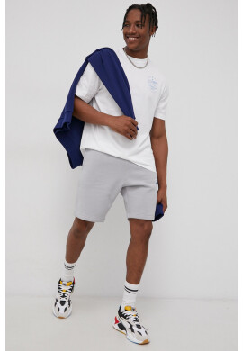 Reebok Къс панталон HI0585 мъжки в сиво - Pepit.bg
