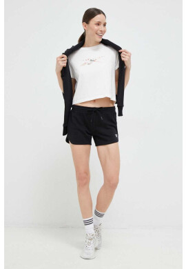 Reebok Памучна тениска в бяло - Pepit.bg