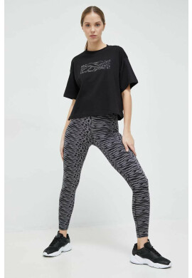 Reebok Спортен клин Modern Safari в черно с десен - Pepit.bg