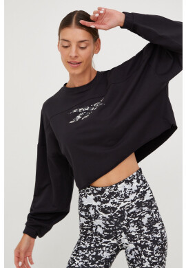 Reebok Спортен суичър Modern Safari в черно с принт - Pepit.bg