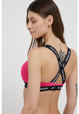 Reebok Спортен сутиен U4.F9687 в розово с изчистен дизайн - Pepit.bg