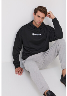 Reebok Суичър GS9027 мъжки в черно с изчистен дизайн - Pepit.bg