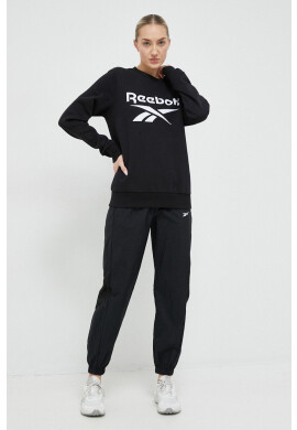 Reebok Суичър в черно с принт - Pepit.bg