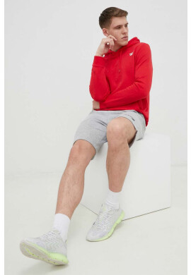 Reebok Суичър в червено с качулка с изчистен дизайн - Pepit.bg