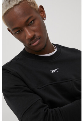 Reebok Суичър в тъмносиньо с качулка с принт - Pepit.bg