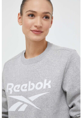 Reebok Суичър в сиво с принт - Pepit.bg