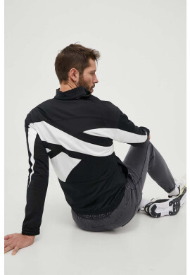 Reebok Суичър в черно с десен - Pepit.bg