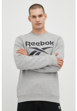 Reebok Суичър в сиво меланж на - Pepit.bg