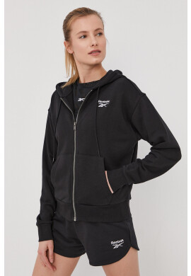 Reebok Суичър в тъмносиньо с принт - Pepit.bg
