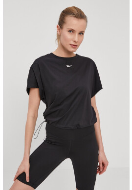 Reebok Тениска в сиво с принт - Pepit.bg