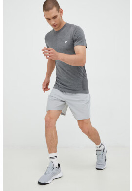 Reebok Тениска за трениране в черно с изчистен дизайн - Pepit.bg