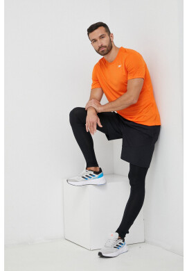 Reebok Тениска за трениране Tech в оранжево с изчистен дизайн - Pepit.bg