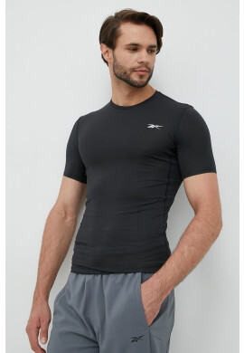 Reebok Тениска за трениране Workout Ready в черно с изчистен дизайн - Pepit.bg