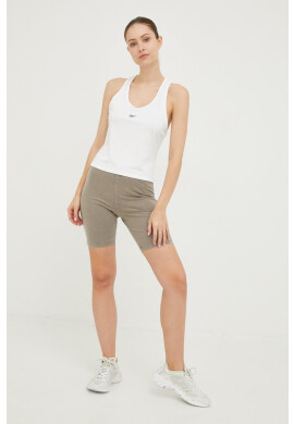 Reebok Топ за трениране Workout Ready в бяло - Pepit.bg
