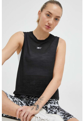 Reebok Топ за трениране Workout Ready Activchill в черно - Pepit.bg