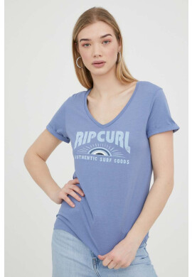 Rip Curl Памучна тениска в синьо - Pepit.bg