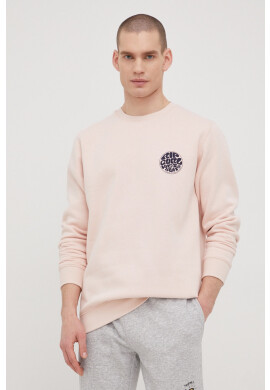 Rip Curl Суичър мъжка в розово с принт - Pepit.bg