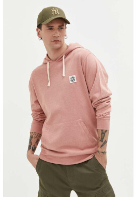 Rip Curl Суичър в розово с качулка с изчистен дизайн - Pepit.bg