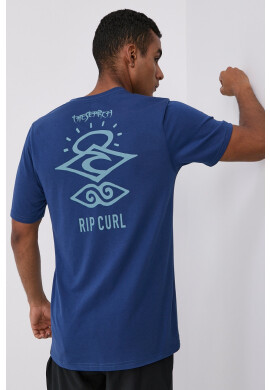 Rip Curl Тениска мъжка в тъмносиньо с принт - Pepit.bg