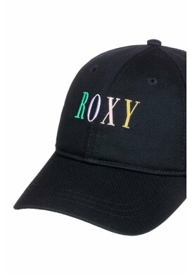 Roxy Детска памучна шапка с козирка в черно с апликация - Pepit.bg