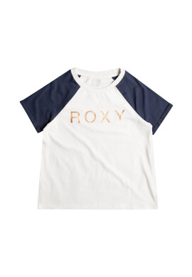 Roxy Детска памучна тениска в бяло - Pepit.bg
