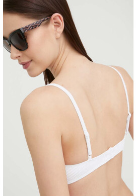 Roxy Горнище на бански в бяло с леко подплатена чашка - Pepit.bg