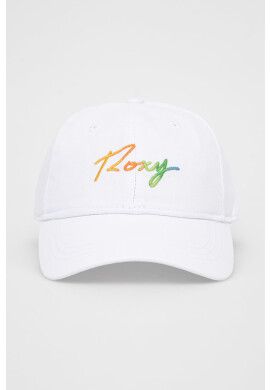 Roxy Памучна шапка в бяло с апликация - Pepit.bg
