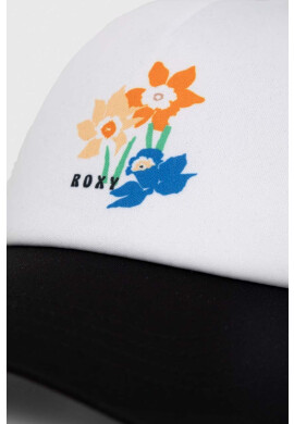 Roxy Шапка с козирка в бяло с десен - Pepit.bg