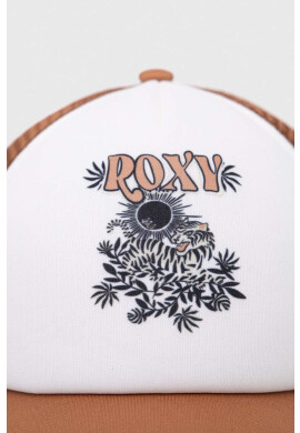Roxy Шапка с козирка в кафяво с принт - Pepit.bg
