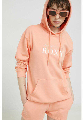Roxy Суичър в розово с качулка с принт - Pepit.bg
